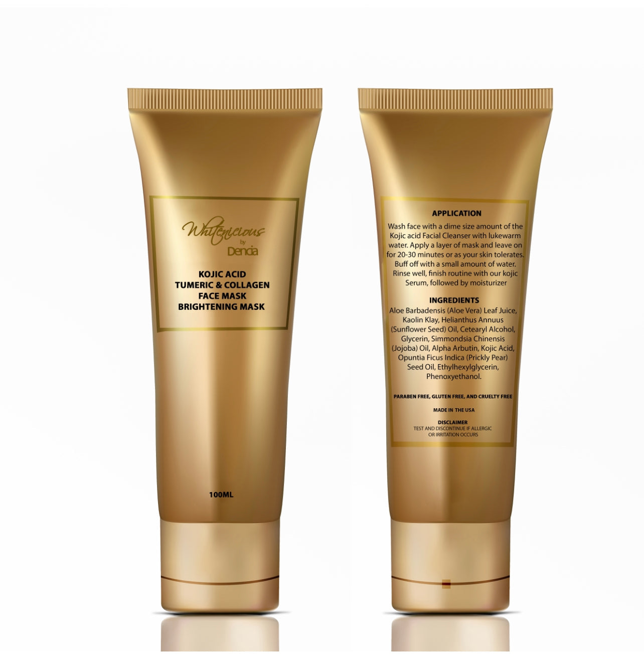 Kojic Acid ,Tumeric & Collagen Face Mask brightening Mask