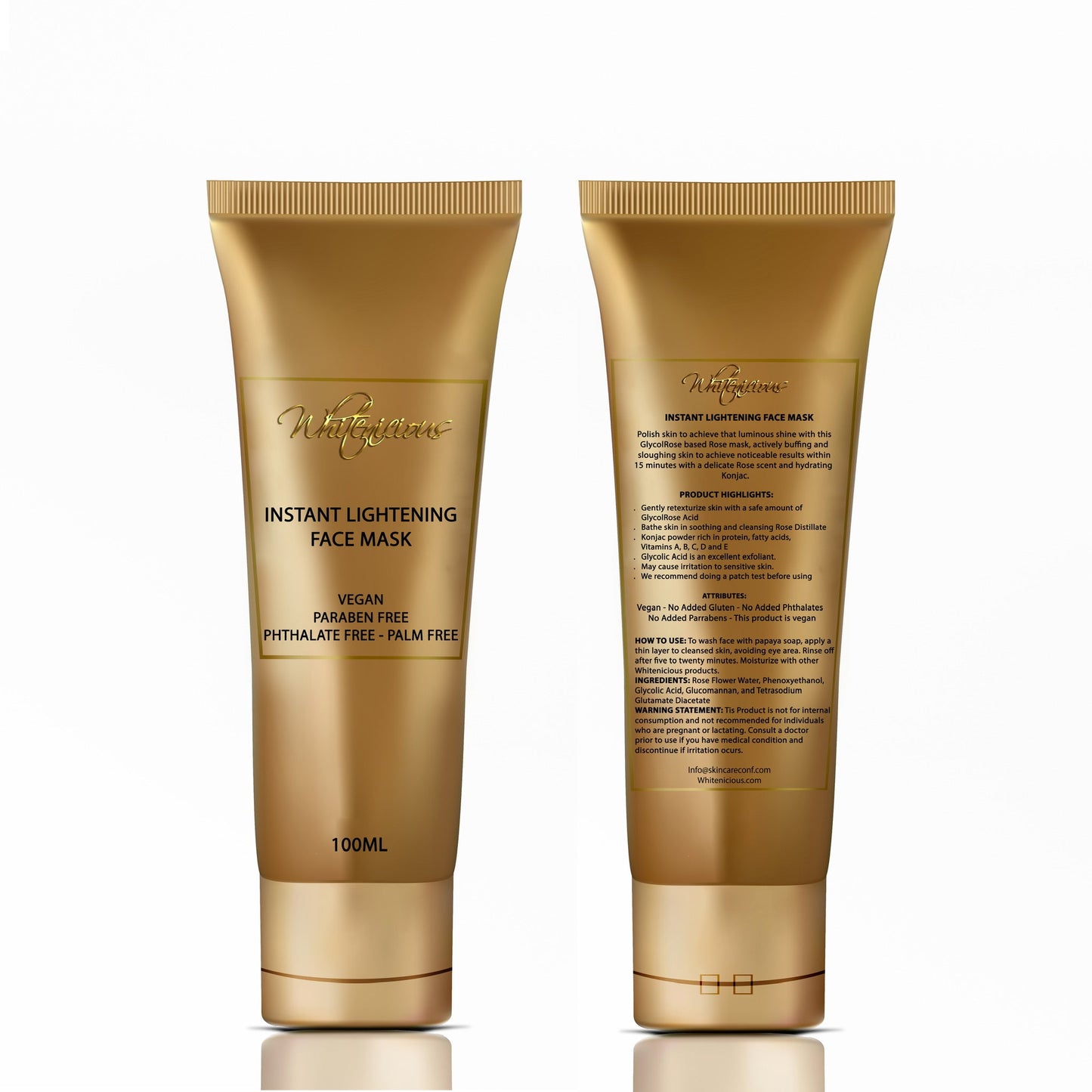 Hollywood Instant Lightening Face mask